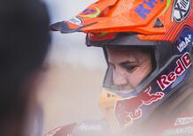 Dakar 2022. Laia-Sanz-Stop-Moto. Si passa al… volante