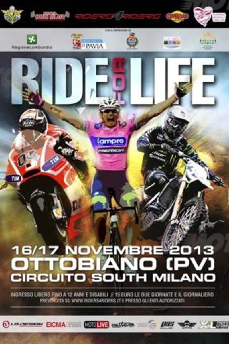 Ride for Life, 4&ordf; edizione questo week-end a Ottobiano