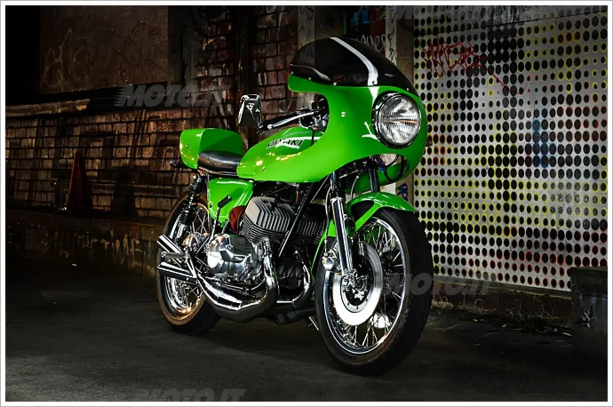Kawasaki KH500 Mach III Kermit (2)