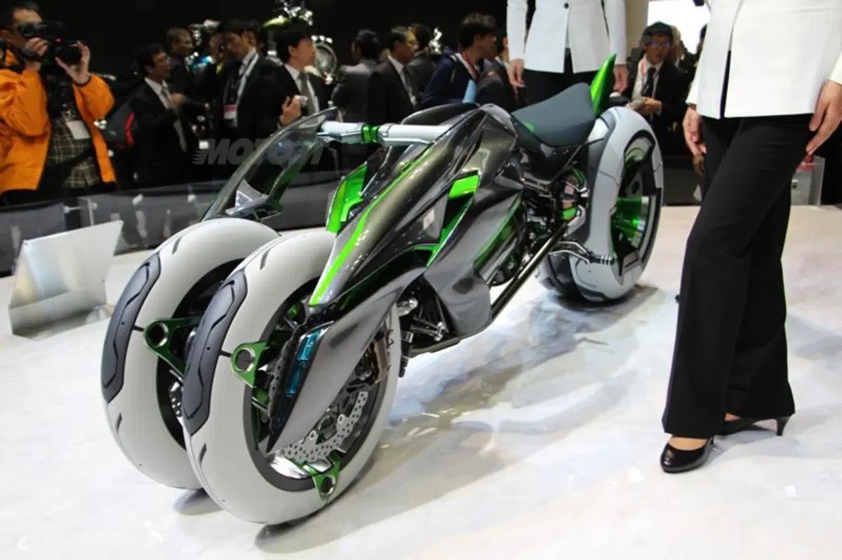 Kawasaki con un concept e con un motore turbo...