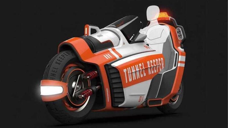 Tunnel Keeper, la moto progettata per il soccorso in galleria
