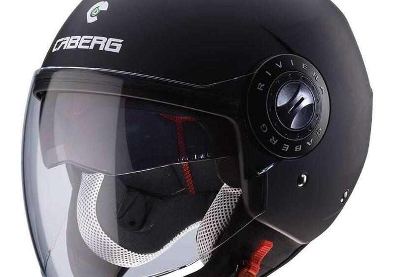 Casco Moto Jet Fibra Caberg Freeride Miglior Prezzo Matt Black-White-Matt  Green