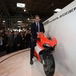 Il Principe William in visita allo stand Ducati