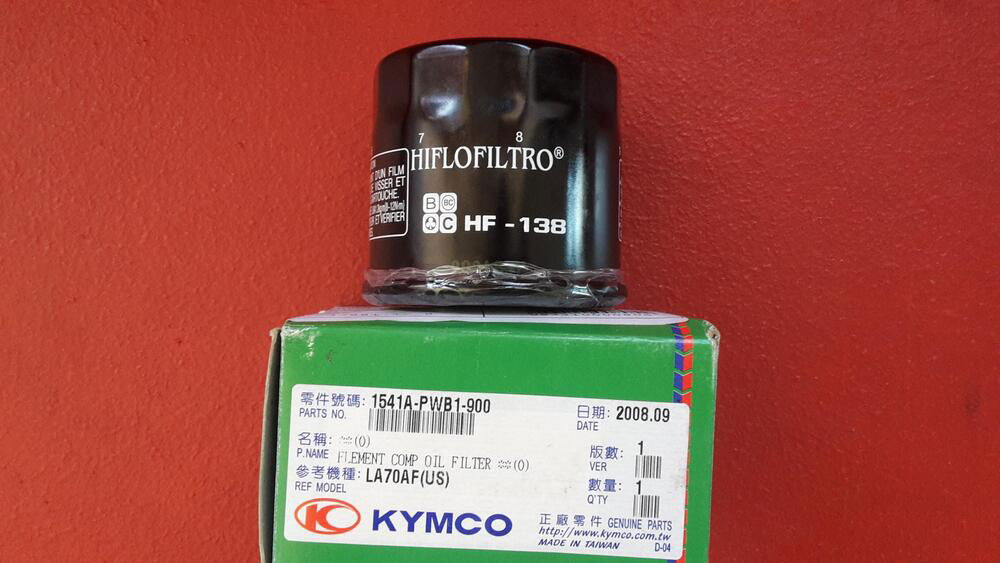 FILTRO OLIO ORIGINALE KYMCO MXU 400 2008