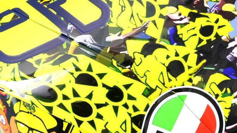 MotoGP 2021. GP di Misano2. Valentino Rossi svela il nuovo casco [VIDEO]