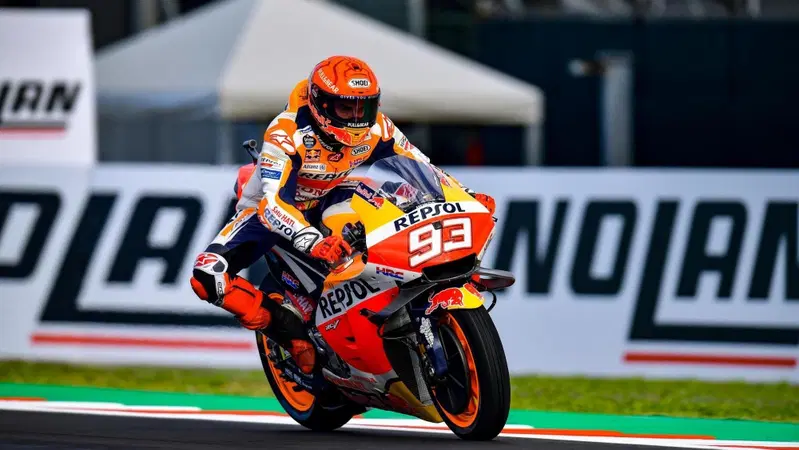 MotoGP 2021. GP di Misano2. L'incredibile 'salvataggio' di Marc Marquez [VIDEO]