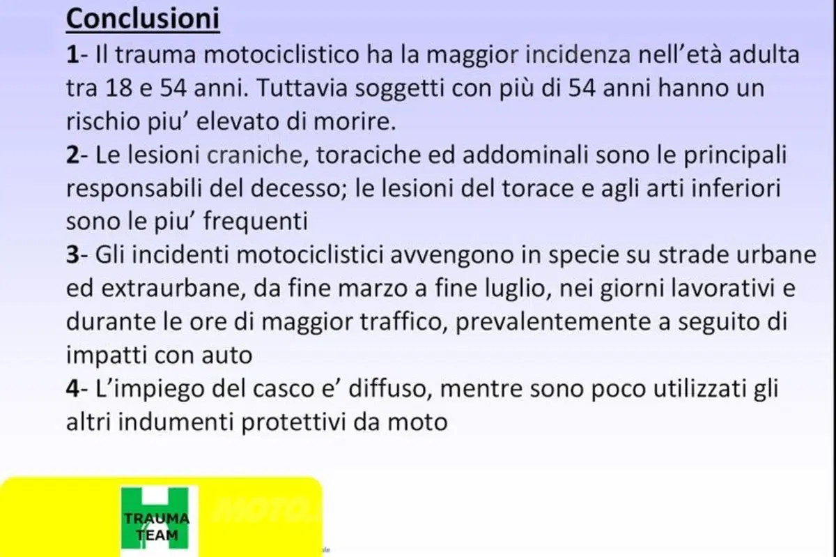 Dainese, il Trauma Team di Niguarda e il primo studio in Italia sui motociclisti (10)