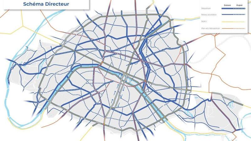 Parigi. 250 milioni di euro per potenziare le ciclabili