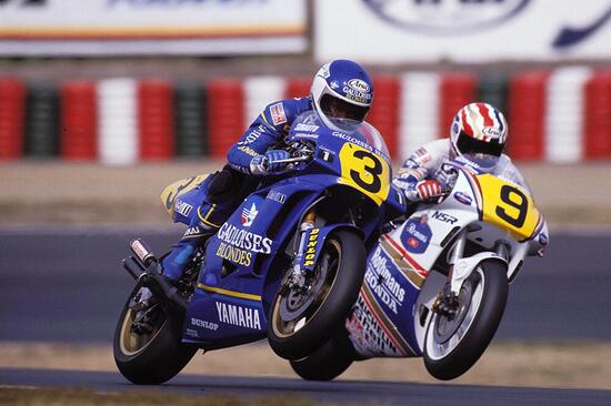 Christian Sarron e Mick Doohan