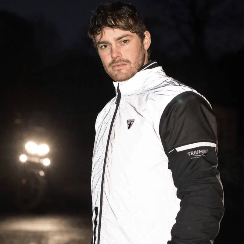 Gilet Alta Visibilità Triumph Argento MFNA2041 (4)