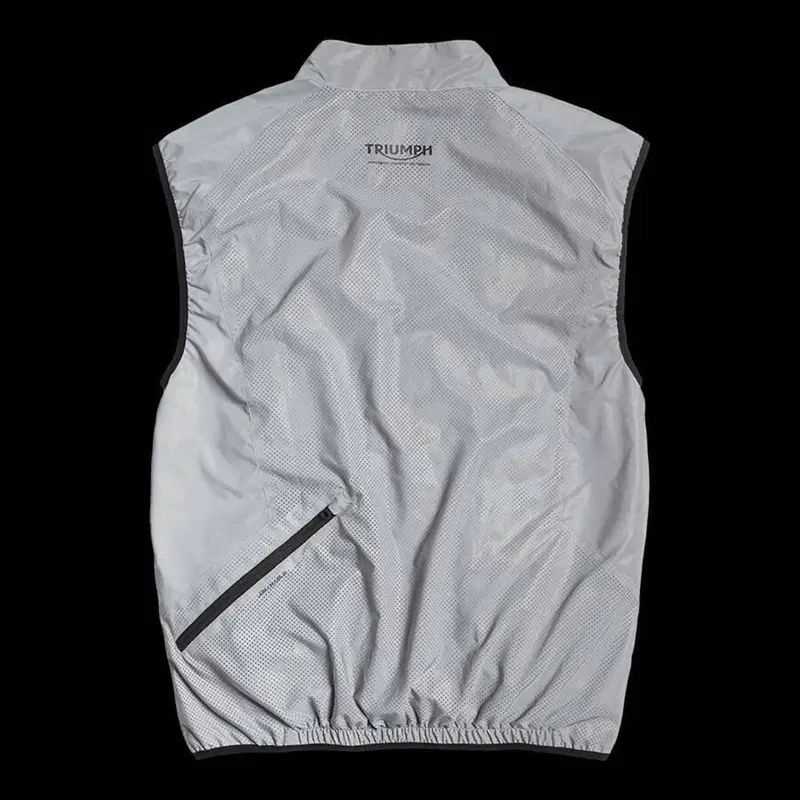 Gilet Alta Visibilità Triumph Argento MFNA2041 (2)