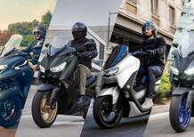 Yamaha: nuovi colori 2022 per NMAX 125 e 155, XMAX 300 e 125, Tricity 300 e D'elight 125