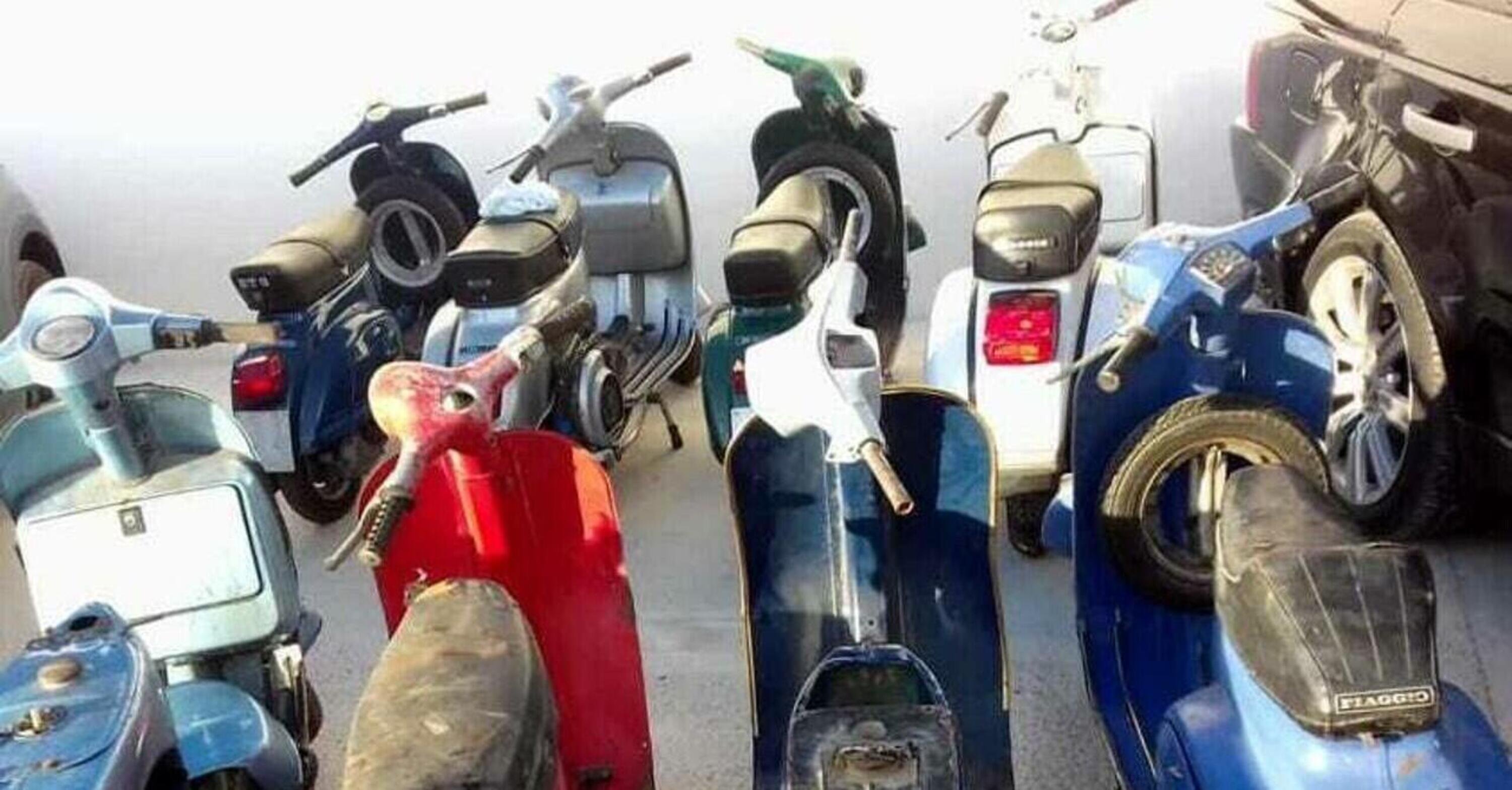 Palermo: sequestrati 20 scooter rubati trovati all&#039;interno di un garage