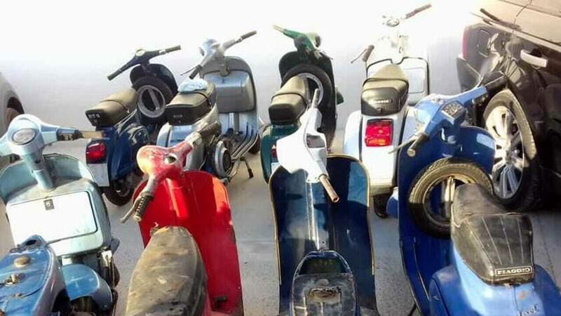 Palermo: sequestrati 20 scooter rubati trovati all&#039;interno di un garage