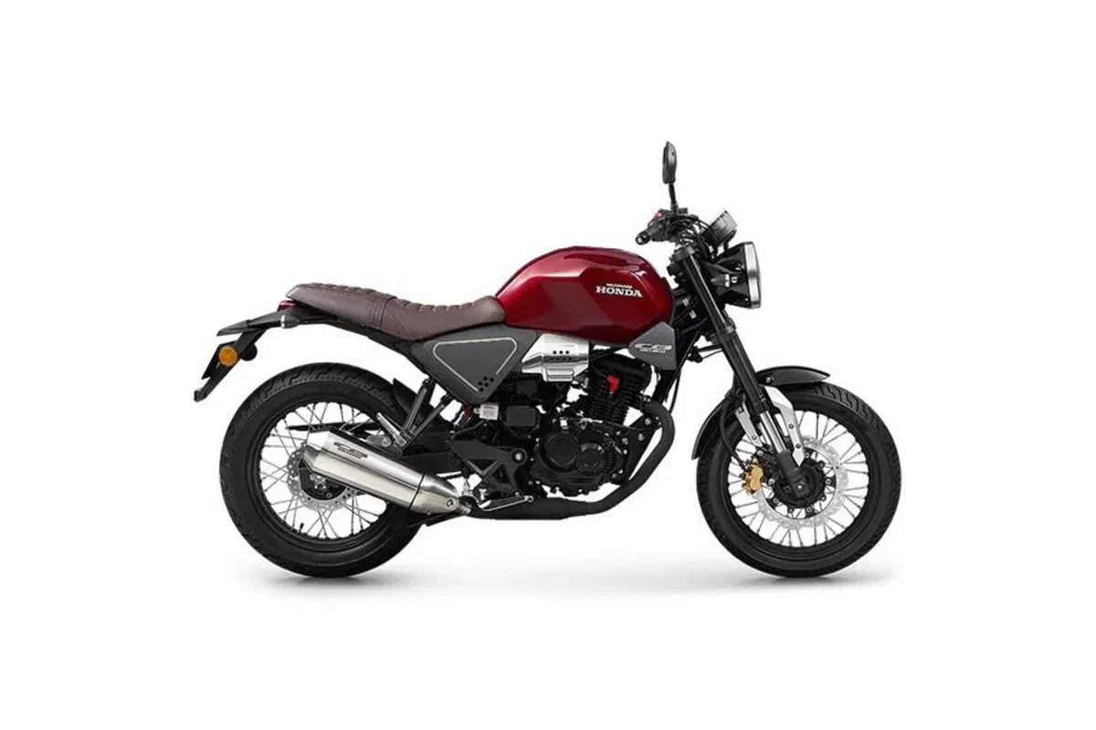 Honda CB190SS. Costruita in Cina, è una piccola retro-bike
