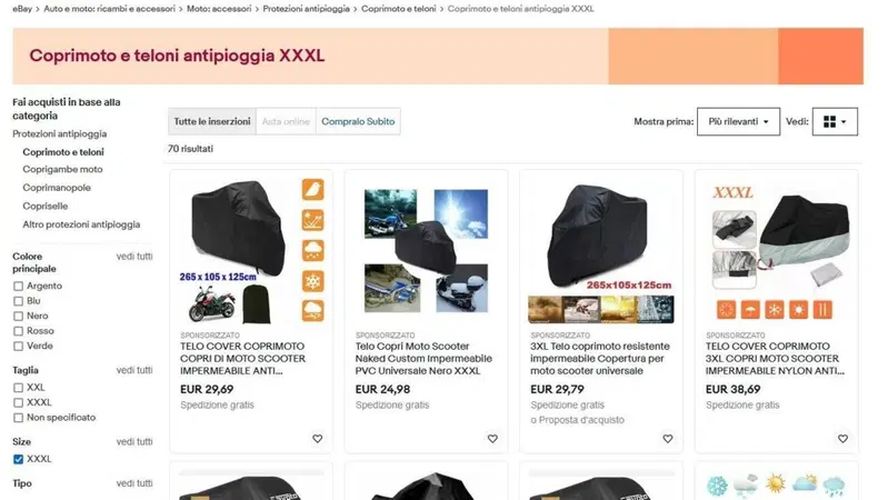 Guida al rimessaggio invernale della moto con eBay