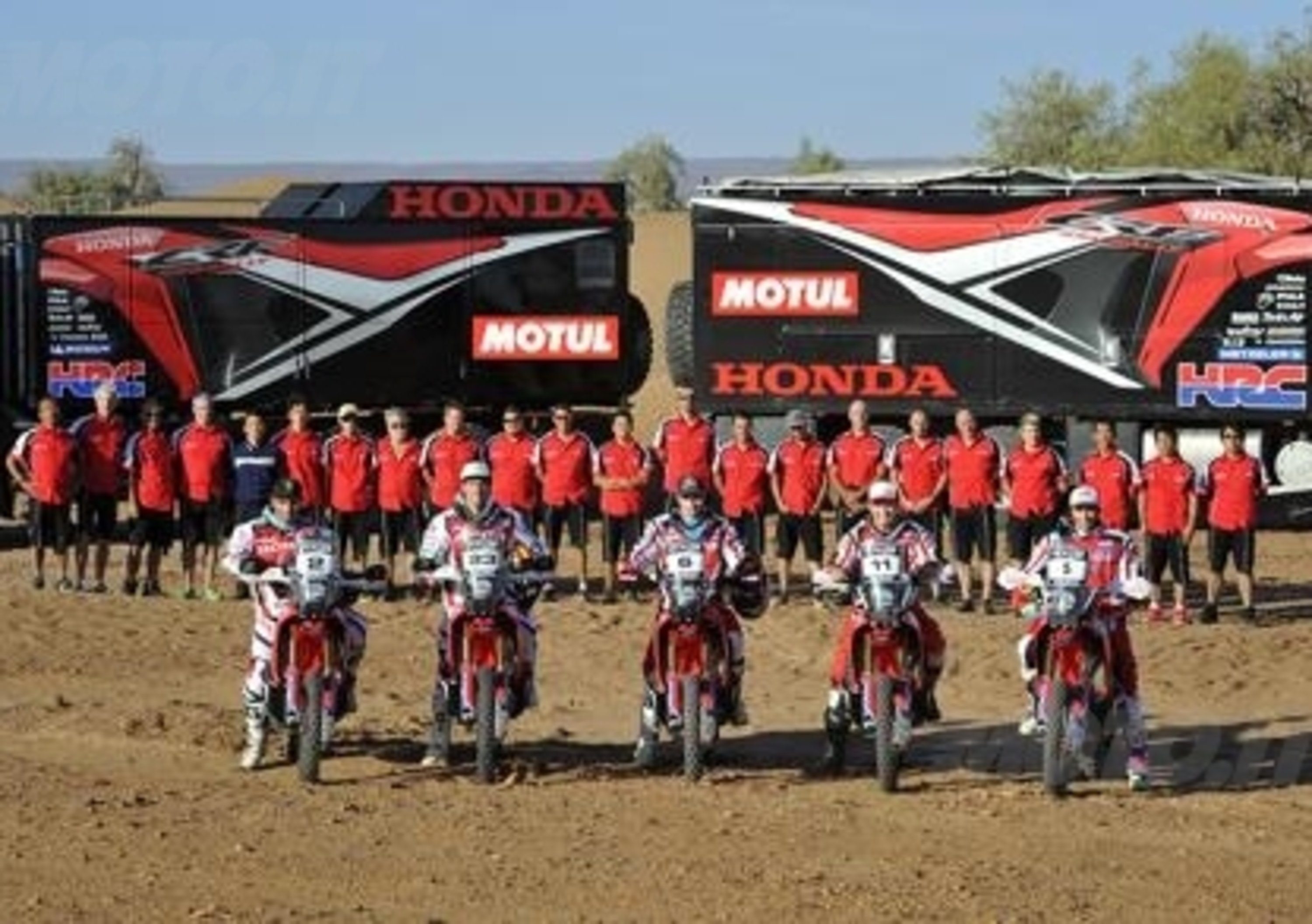Honda pronta per l&#039;assalto alla Dakar 2014