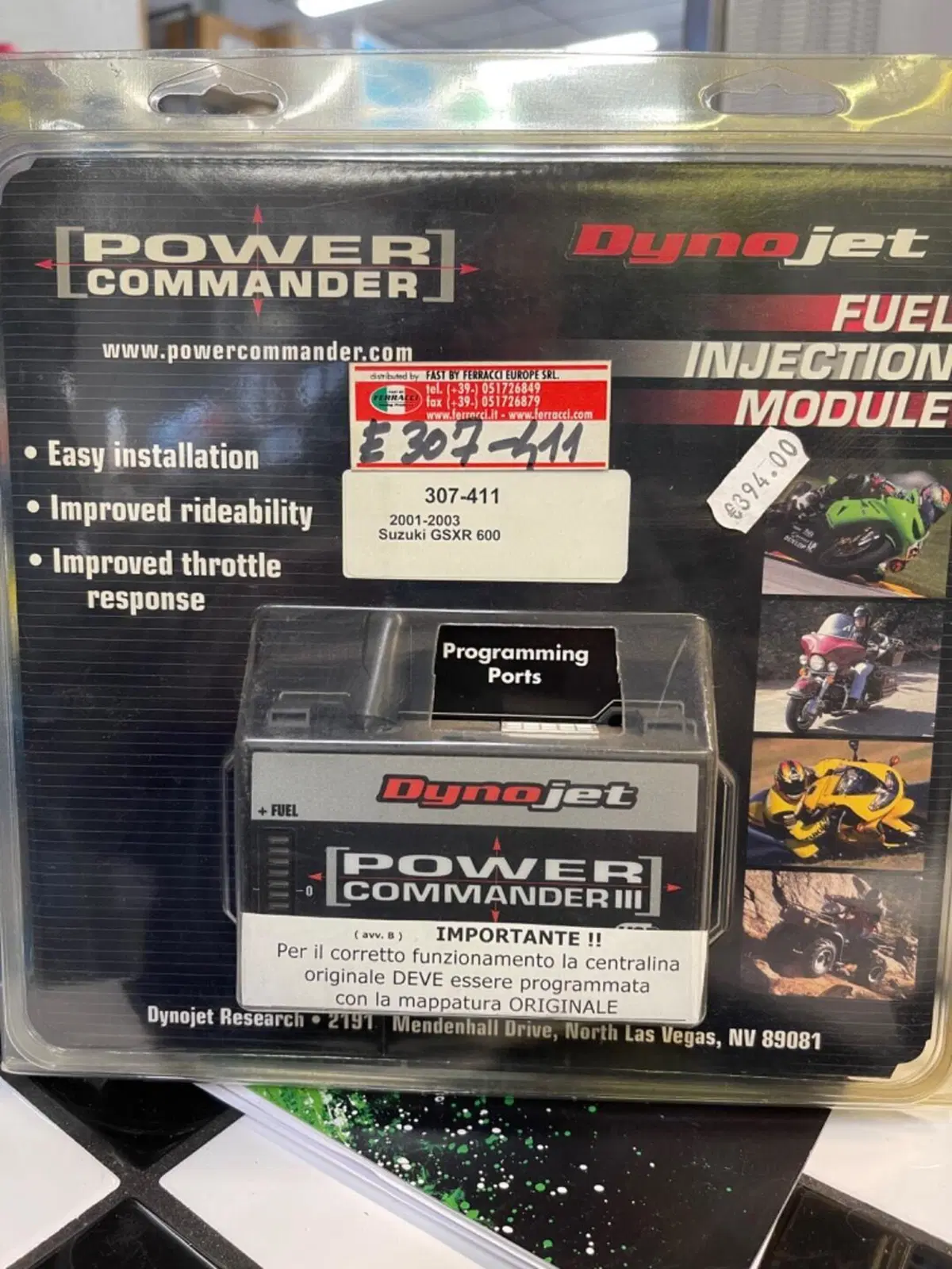 Power comanderà Suzuki GSX 600 R 01-03 Ferracci (2)