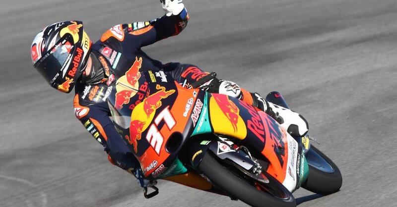 MotoGP 2021. Il GP di Algarve a Portimao. Binder fa cadere Foggia: Pedro Acosta vince ed &egrave; campione Moto3. Moto2 a Remy Gardner