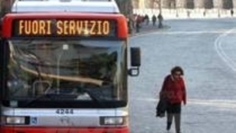 Roma: sciopero dei bus mercoled&igrave; 8 gennaio 2013 