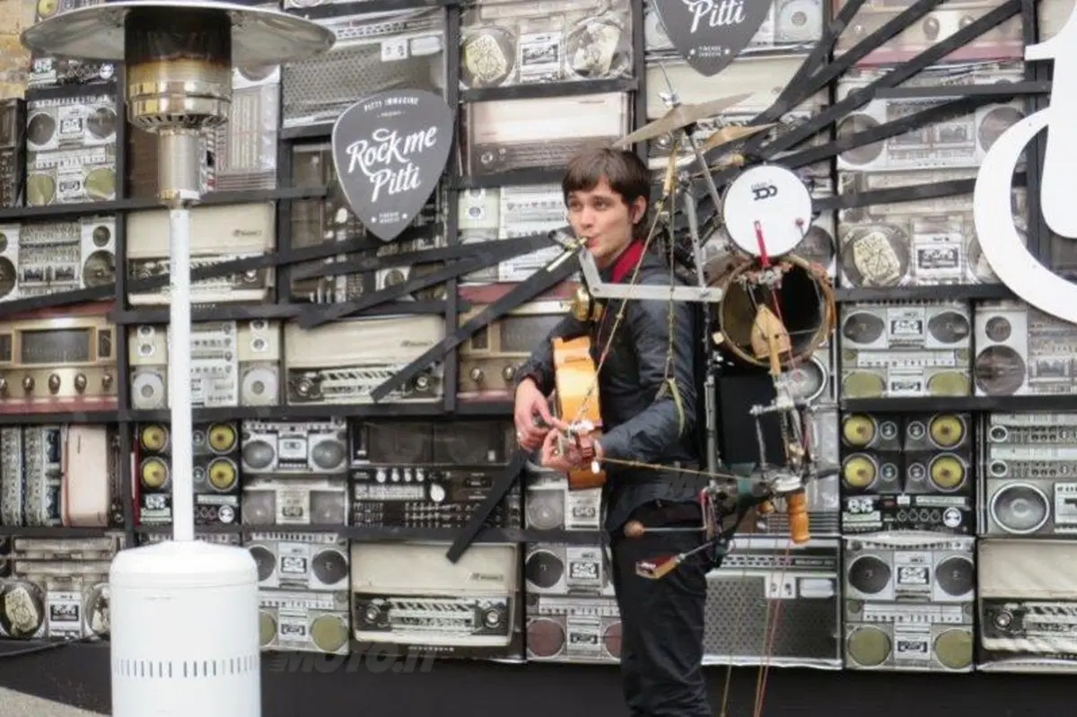 Moto ancora in passerella al Pitti Uomo di Firenze