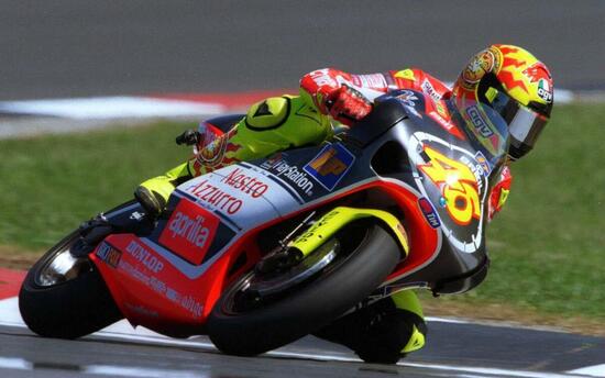 Rossi sull'Aprilia RS 250