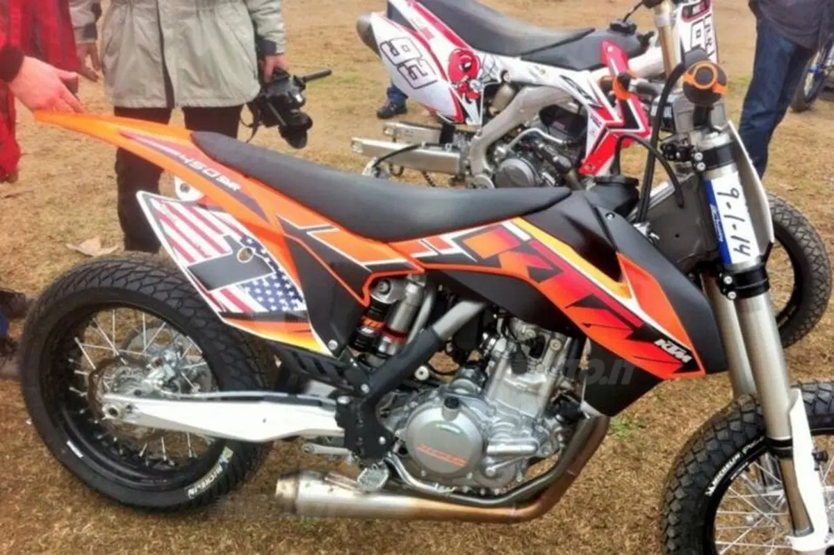 Marquez si allena con Brad Baker, campione del dirt-track (4)