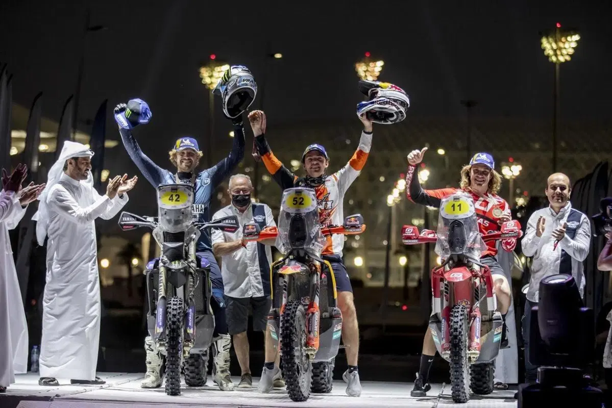 Abu Dhabi. Vittoria dei Campioni del Mondo Walkner e KTM