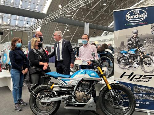 FB Mondial HPS 125 Ubbiali, debutto a Novegro (2)