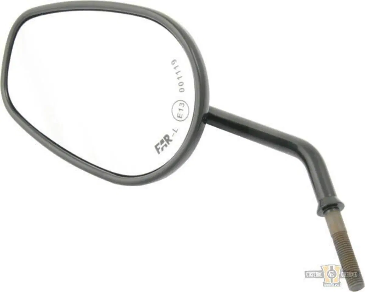 Specchietto destro tipo V-rod omologato nero Custo 