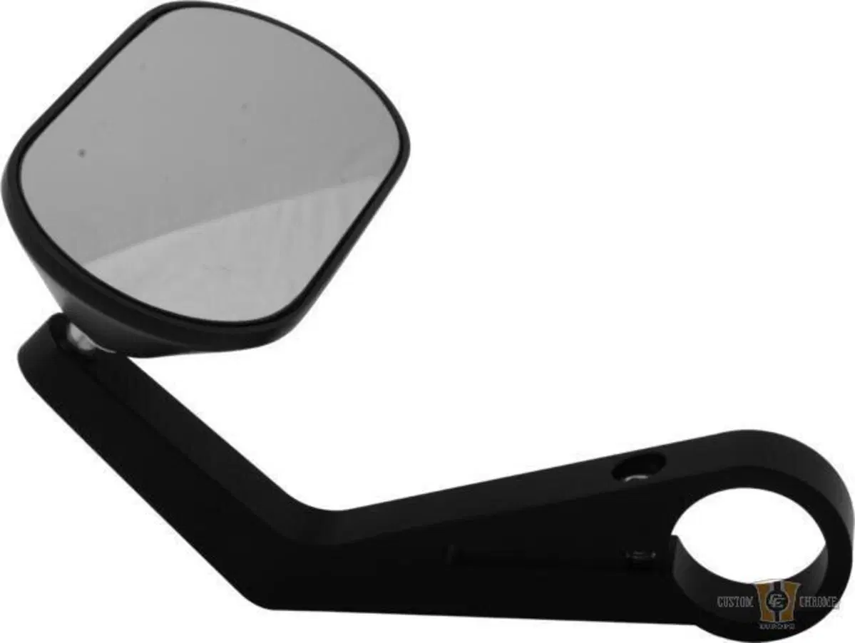 Specchietto nero con braccio Per manubrio Custom C 