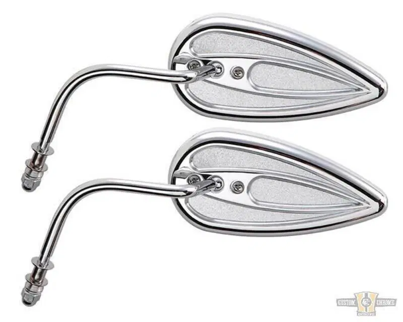 Specchietto Ness Tech a goccia sinistro cromo Arlen Ness