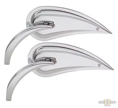 Specchietto Rad 3 cromato a goccia destro cromo Arlen Ness