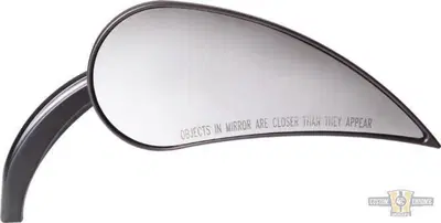 Specchietto Rad 3 nero a goccia sinistro Arlen Ness