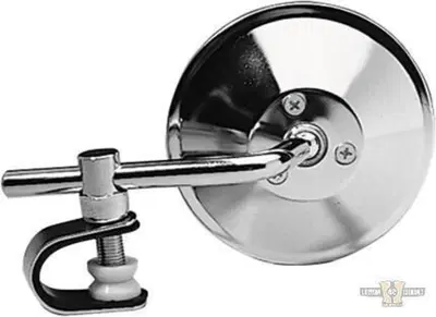 Specchietto old style rotondo 4'' con clamp cromat Jammer