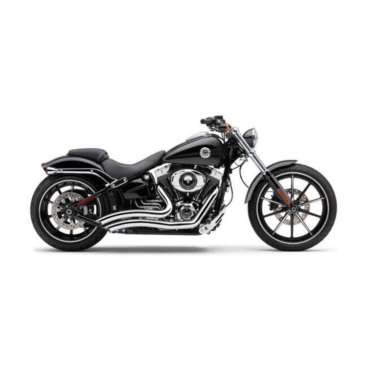 Marmitte Cobra Speedster Short Swept per Softail d 