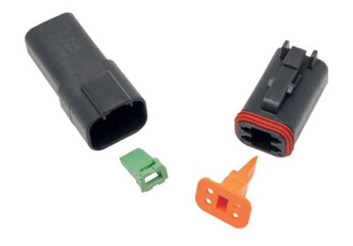 Spinotto femmina a 4 fili - nero - DT Series Custo 
