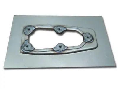 Piastra pompa benzina Harley da saldare Custom Chr 