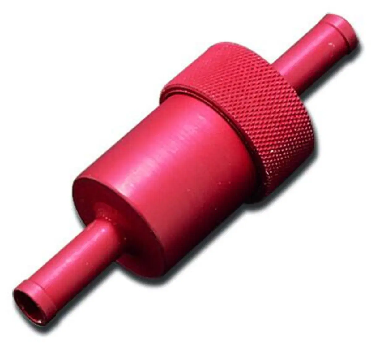 Filtro benzina rosso Russell per tubo con diametro 