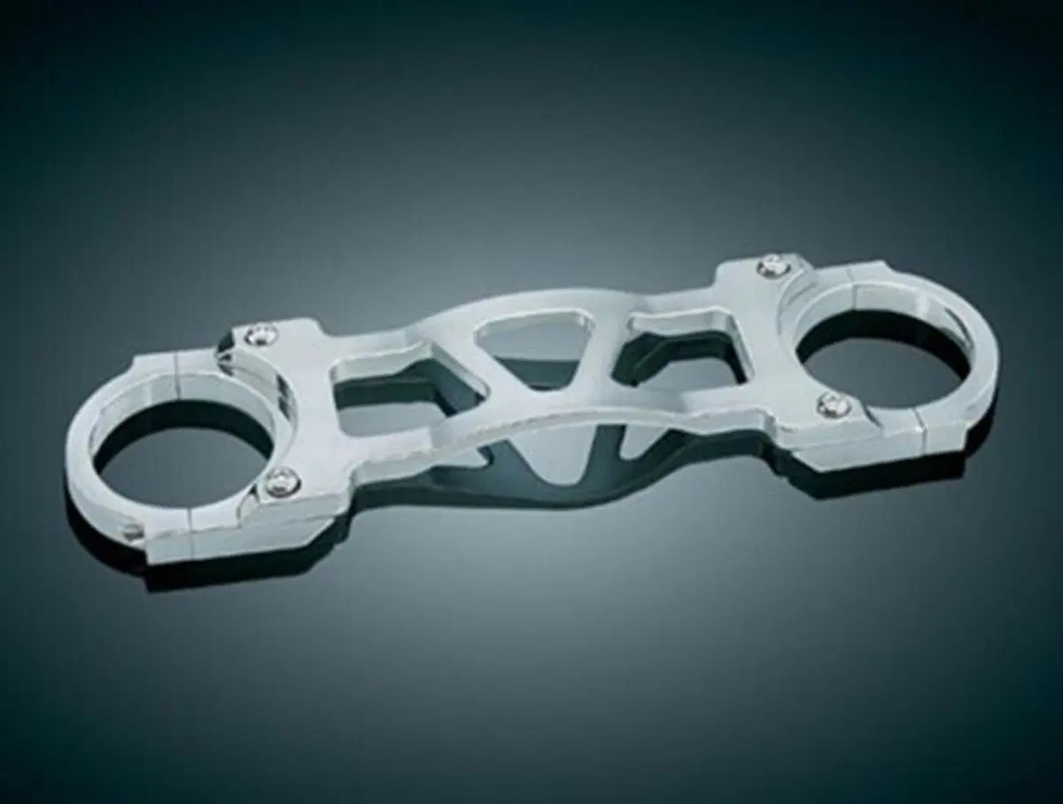 Piastra stabilizzatrice cromata Per Dyna Wide Glid 