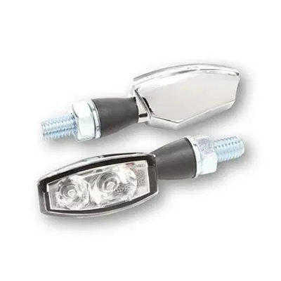 frecce a led Blaze cromate lenti chiare omologate 