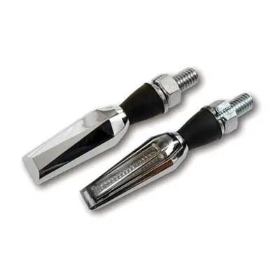 Frecce a led Falcon cromate lenti chiare omologate 