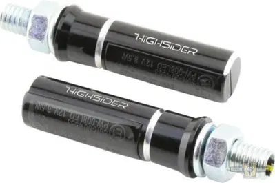 frecce a led Conero nere lente fum&egrave; omologate Cust 