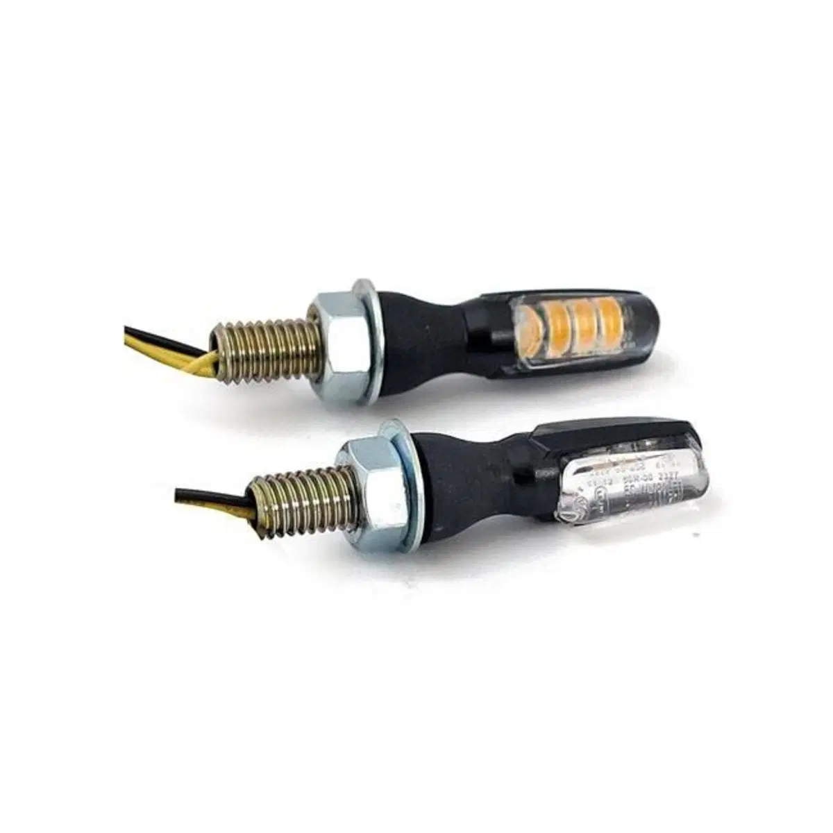 Frecce a led Spark nere lente chiara omologate Mot 