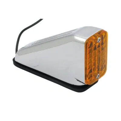 freccia a lampadina Wedge cromata lente arancio no 