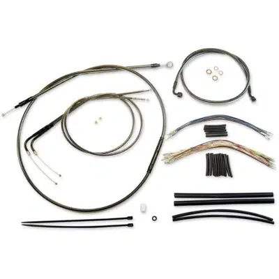 Kit cavi Softail 2016 e 2017 per manubrio alto 12' 