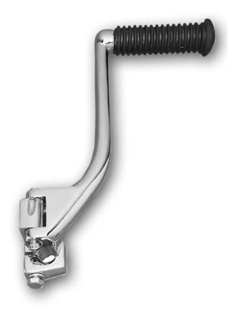 Leva cromata rotante con pedale tondo per avviamen 