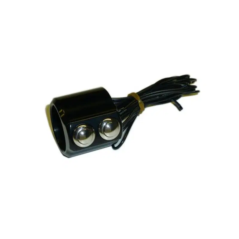 Pulsante doppio K-Tech nero Kustom Tech 