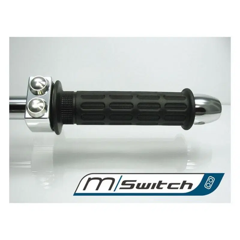 Pulsanti Motogadget 2 pulsanti lucido/cromato