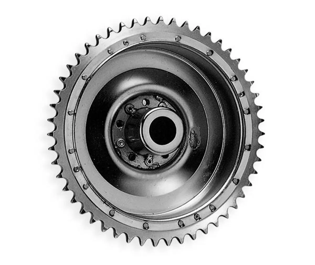 Tamburo freno cromato con corona Per Sportster dal 